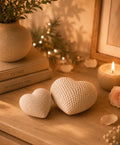 2 Textured Hearts