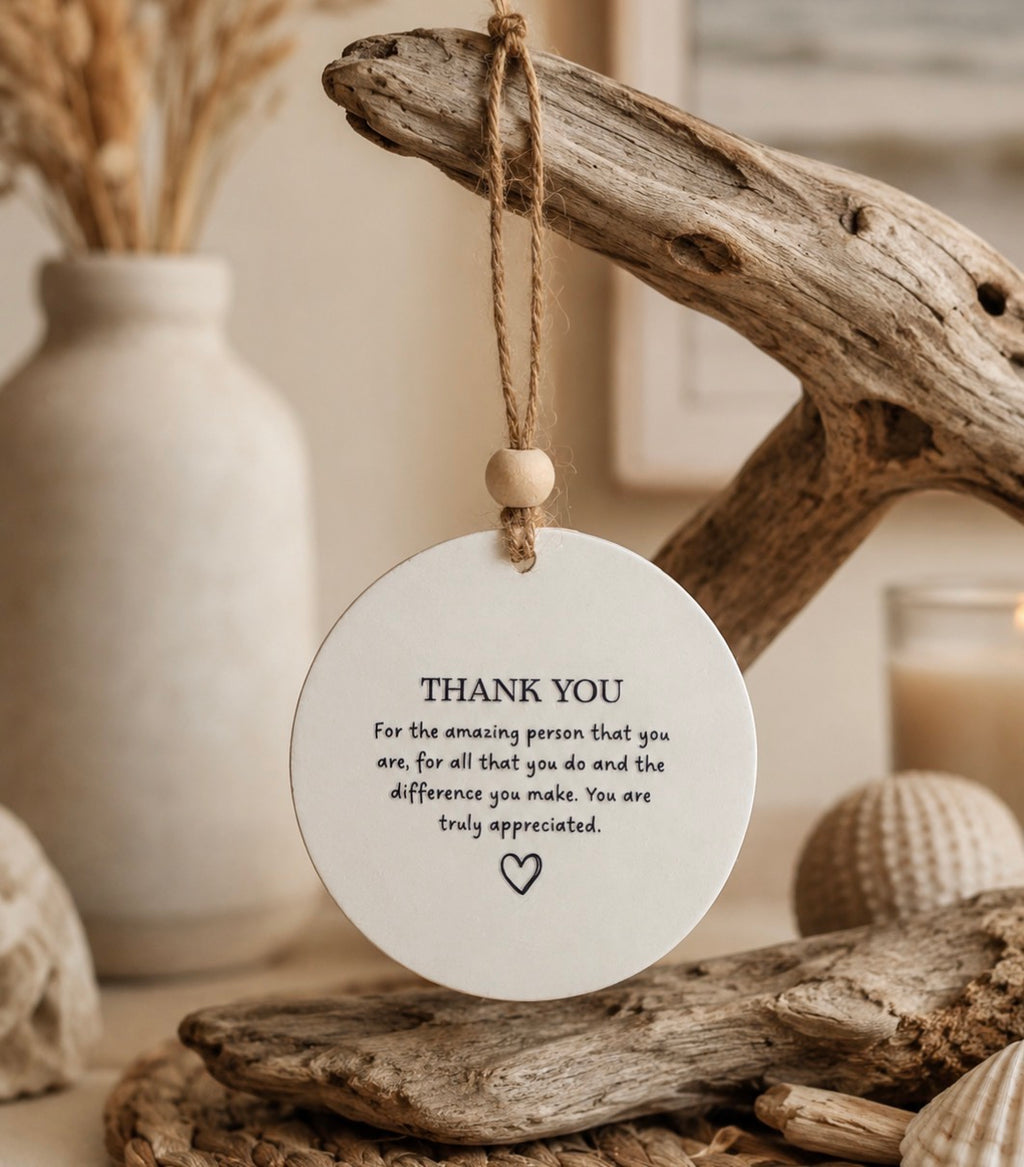 Hanging Quoted Disc-Thankyou