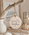 Hanging Quoted Disc - Loved One