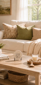 Wave Quoted Home Dish & Stand